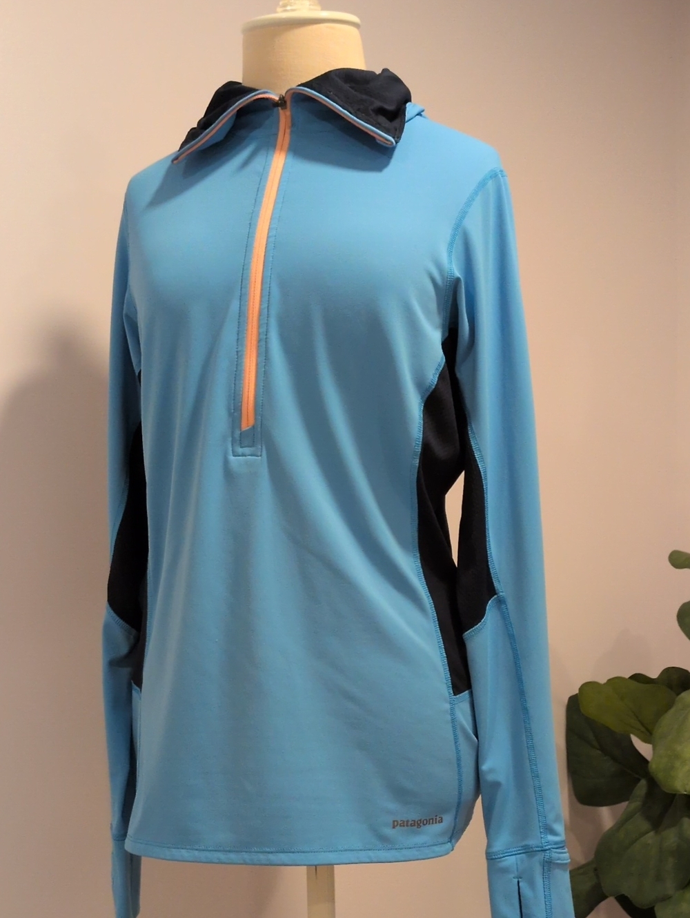 Patagonia Running & Hiking Shirt | Lightweight Long Sleeve Hoodie Travel Workout